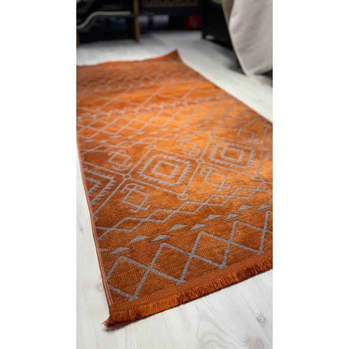 Antik Desenli Şönil Kilim Kiremit