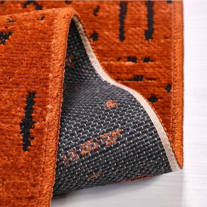 Çivi Desenli Şönil Kilim Kiremit