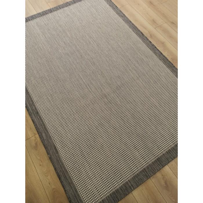 Jut Sisal Bordürlü Hasır Halı - 9213