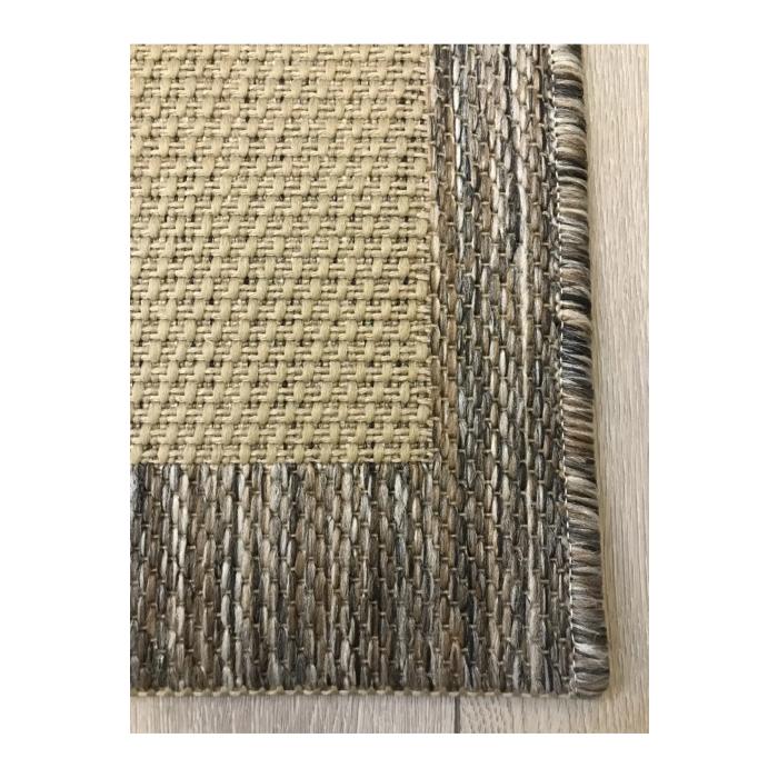 Jüt Sisal Kahverengi Makine Halısı 9709