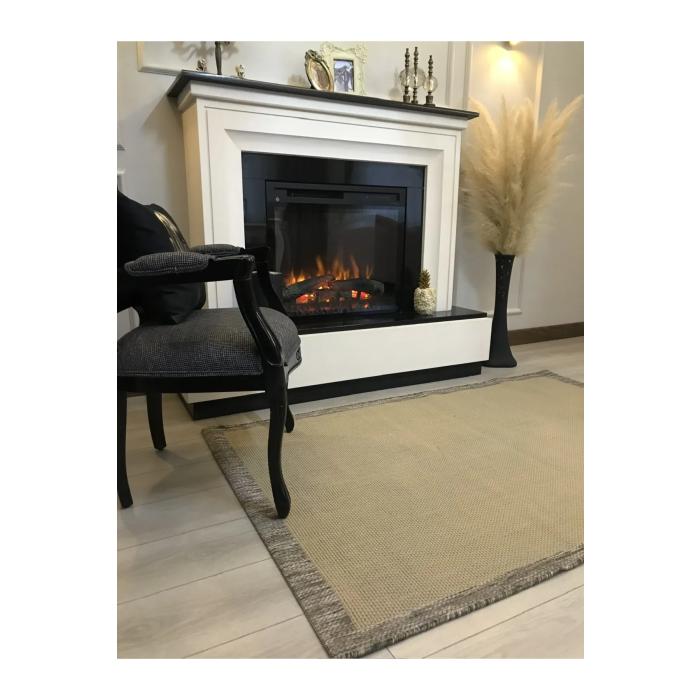 Jüt Sisal Kahverengi Makine Halısı 9709